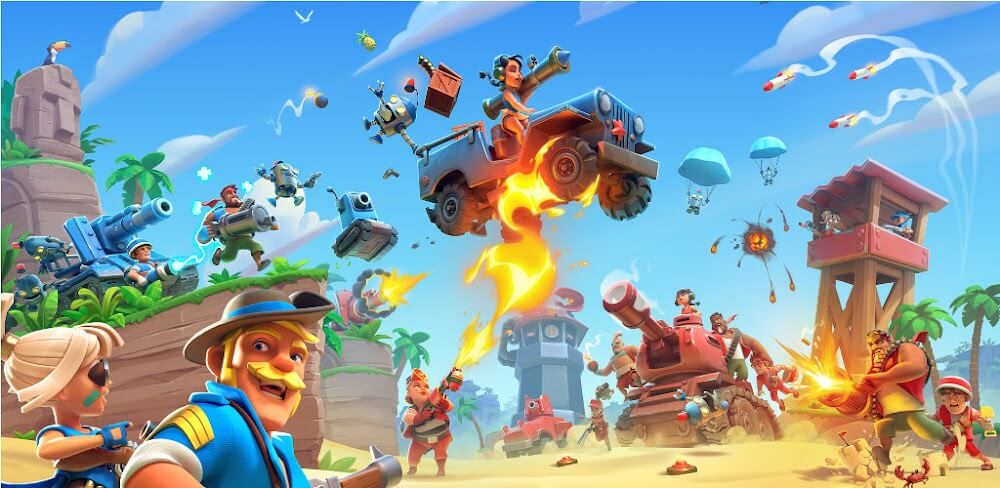 Boom Beach: Frontlines MOD APK v0.10.0.58307 (Unlimited Ammo, No reload) Game MOD Download