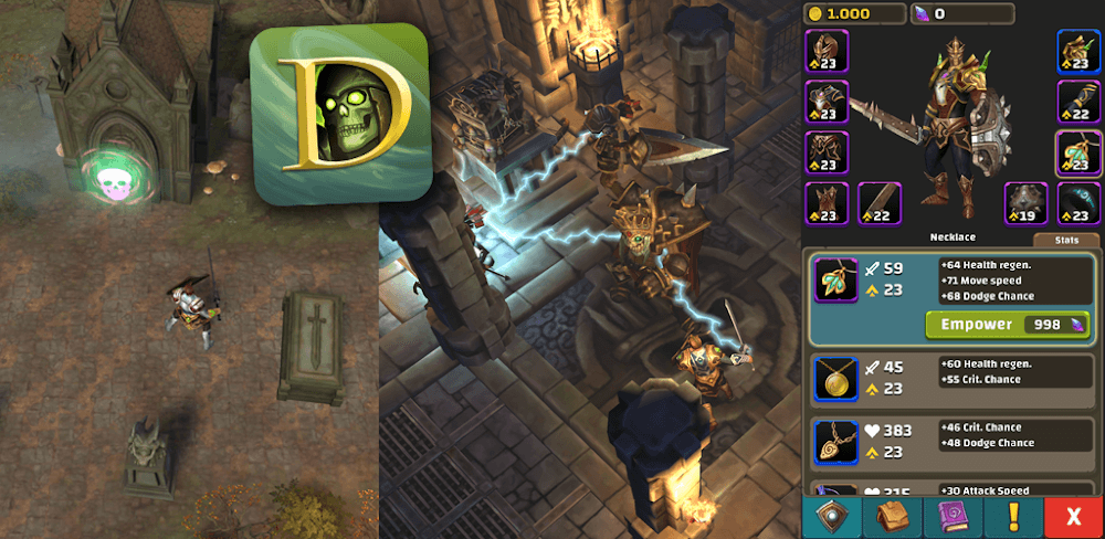 Dungeon Valley MOD APK v1.15.193 (EXP Mul, God Mode) Download
