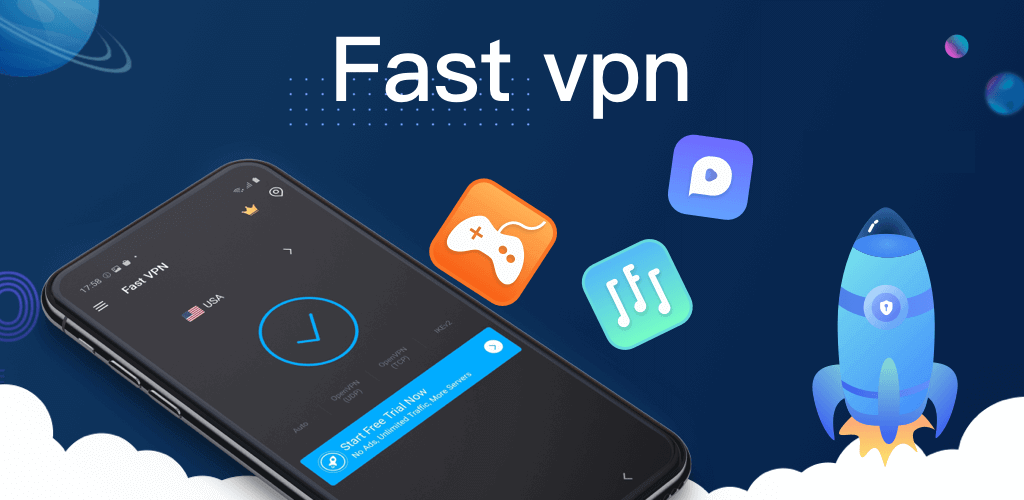 Fast VPN MOD APK v2.0.3 VIP Unlocked Download