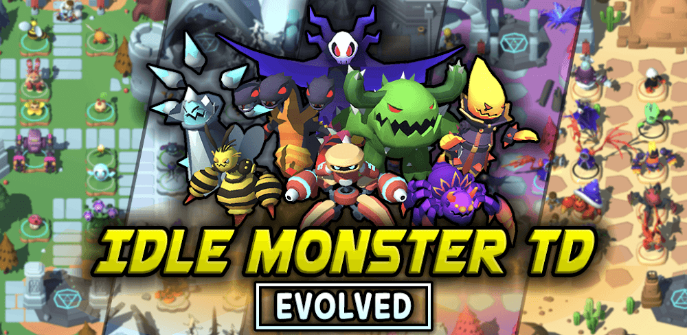 Idle Monster TD Evolved v75.0.5 MOD APK Download