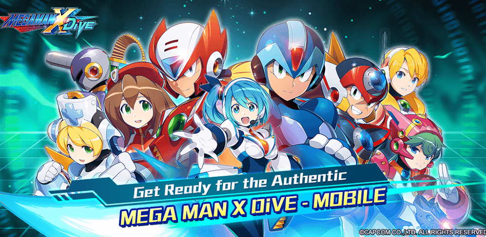 MEGA MAN X DiVE MOD APK v14.1.5 (God Mod, Ammo, No Skill CD) Download APK Games