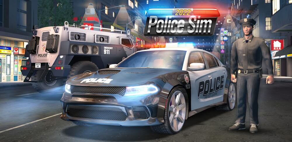 Police Sim 2022 MOD APK v1.9.106 (Unlimited Money, God Mode) Download