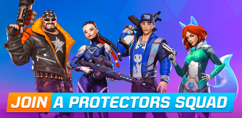 Protectors: Shooter Legends MOD APK v0.9.1 Unlimited Ammo Game Download