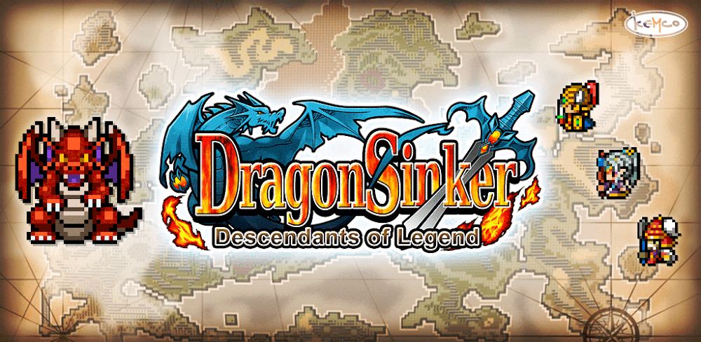 RPG Dragon Sinker MOD APK v1.1.4g (Unlocked Items, One Hit) Download