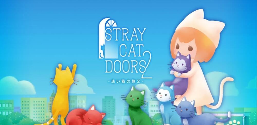 Stray Cat Doors 2 MOD APK 1.0.7937 (Unlocked Skins, No ADS)