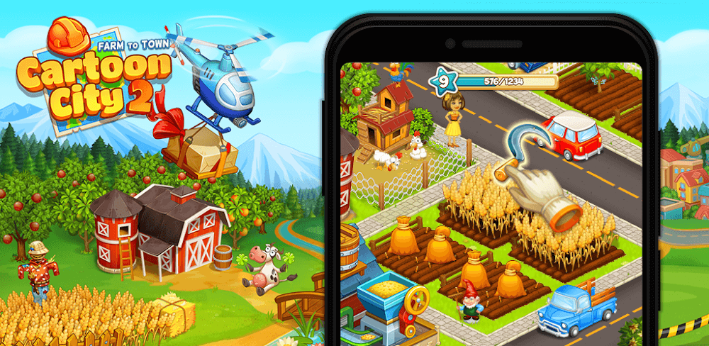 Cartoon City 2 v3.36 MOD APK Unlimited Money Gems Download