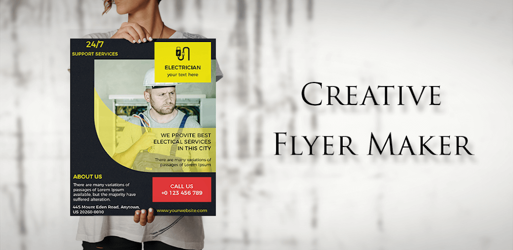 Flyer Maker MOD APK 170.0 (Premium Unlocked) Download Utility App
