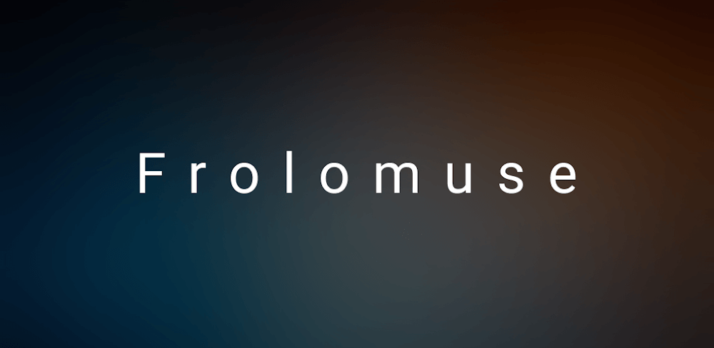 Frolomuse v7.4.3-R MOD APK Music Player Premium Unlocked Download