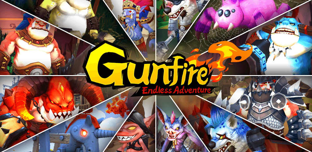 Gunfire: Endless Adventure MOD APK v1.0.17 (God Mode, One Hit, Money) Download