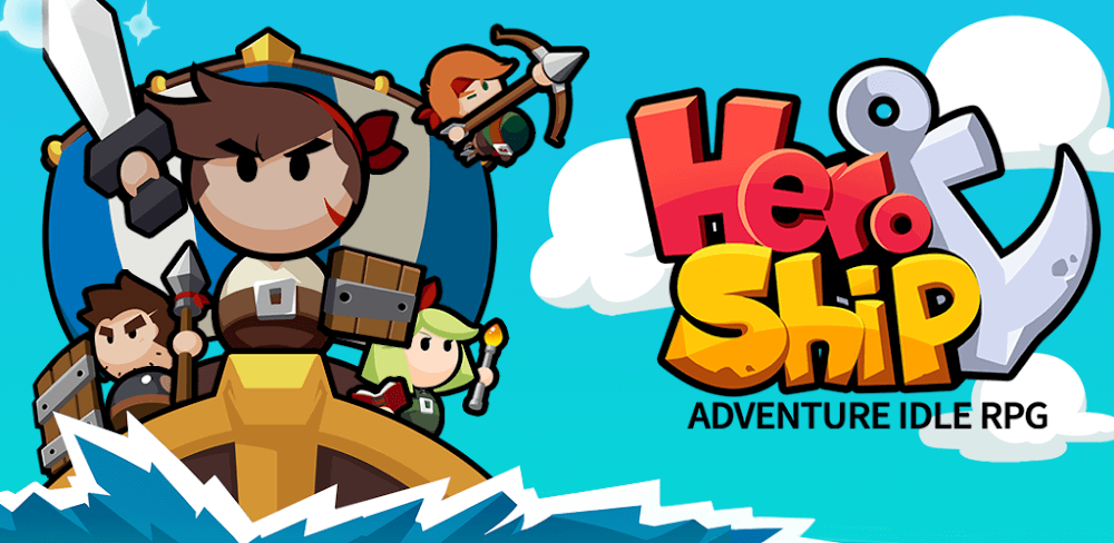 HeroShip MOD APK v1.5.005 (Free Skills, Attack Speed, High Armor, Crit) Download
