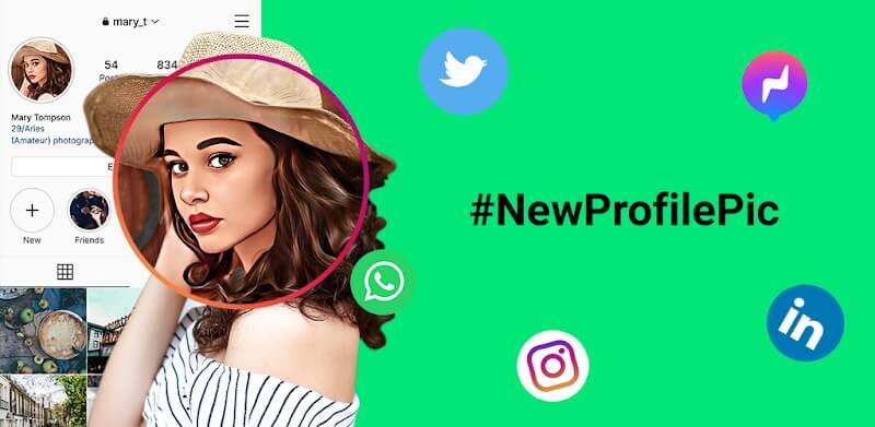 New Profile Pic MOD APK v0.5.30 (Pro Unlocked) Download