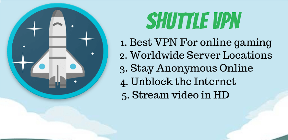 Shuttle VPN v2.3 MOD APK (Premium Unlocked) Download