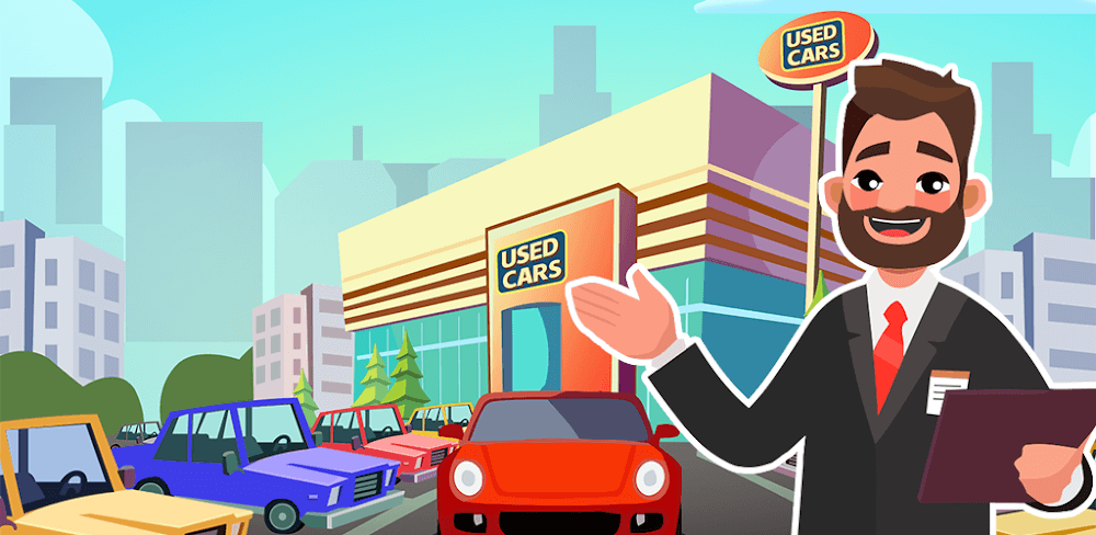 Used Car Dealer Tycoon MOD APK v1.9.932 Unlimited Money Download