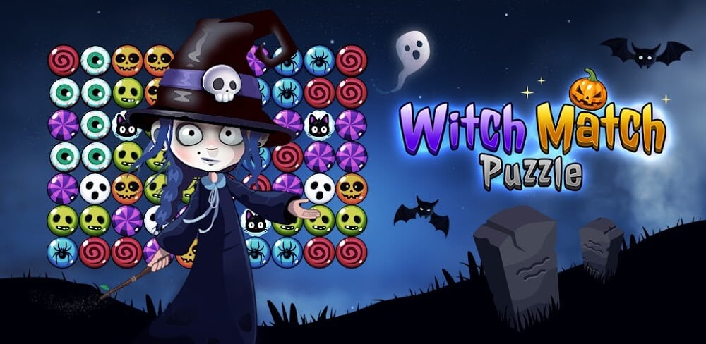 Witch Match Puzzle MOD APK v25.1119.00 (Unlimited Boosters/Money) Download
