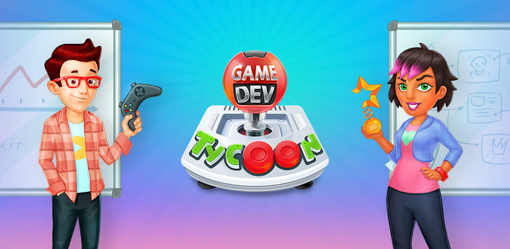 Game Dev Tycoon v1.6.18 MOD APK Free Shopping Game