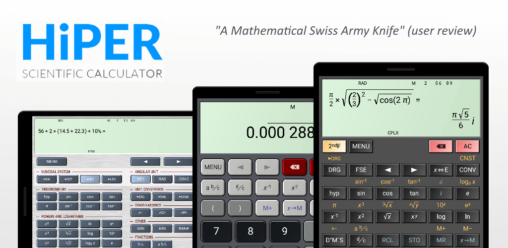 HiPER Calc Pro MOD APK v11.3.3 - Premium Calculator Unlock