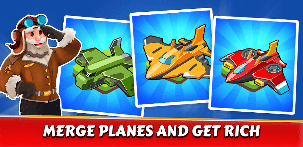 Merge Planes Empire v1.5.75 MOD APK (Unlimited Money) Download