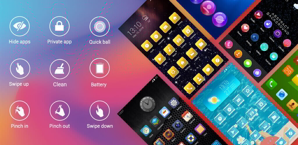 Pie Launcher v13.5 MOD APK Premium Unlocked Download Utility App