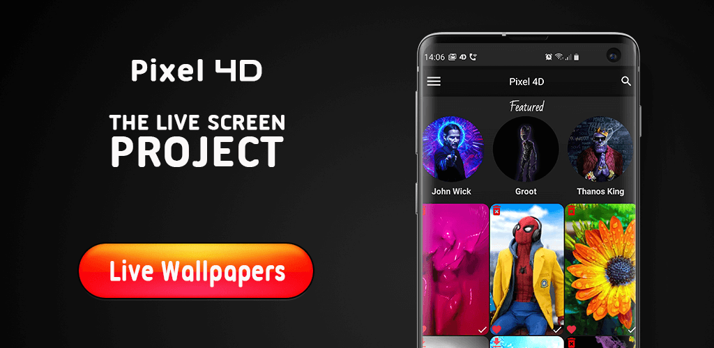 Pixel 4D Live Wallpapers v3.4.7 MOD APK Download