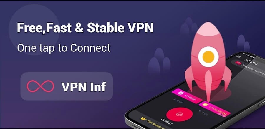 Inf VPN v8.0.023 MOD APK VIP Unlocked Download