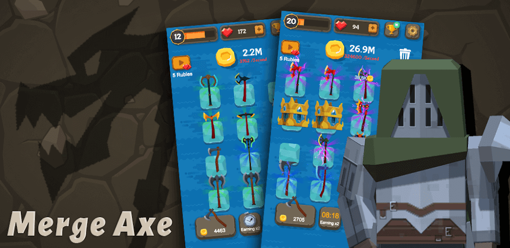 Merge Axe MOD APK 2.3.4 Latest Download (Unlimited Money)