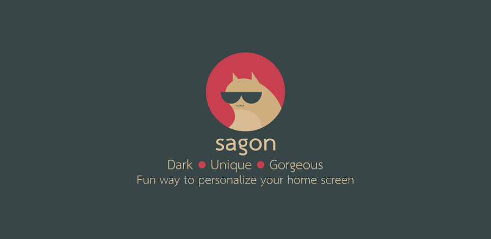 Sagon Dark Icon Pack MOD APK v16.8 Download