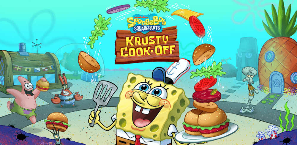 SpongeBob Krusty Cook-Off MOD APK v5.10.5 (Unlimited Coins) Download