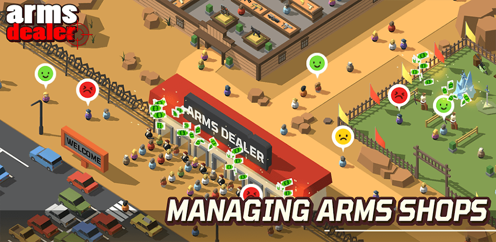 Idle Gun Shop Tycoon MOD APK v1.6.12 (Unlimited Money) Download