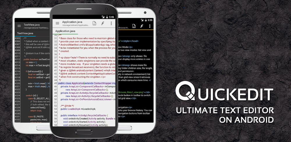 QuickEdit Text Editor Pro MOD APK v1.12.6 Unlock Download