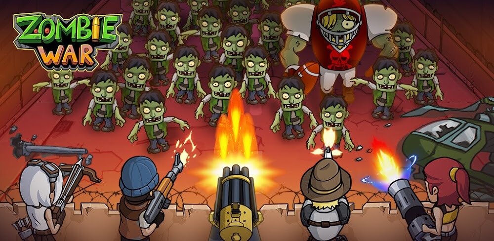 Zombie War Idle Defense v2.9.7b2 MOD APK (Idle Game, Unlimited Money, VIP Token)