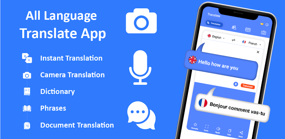 All Language Translate App MOD APK v5.2 (Premium Unlocked) Download