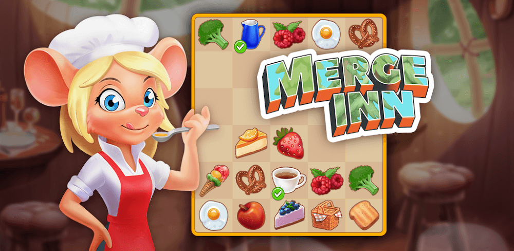 Merge Inn v7.16 MOD APK Game Download (Coins/Gems Earn x1000)