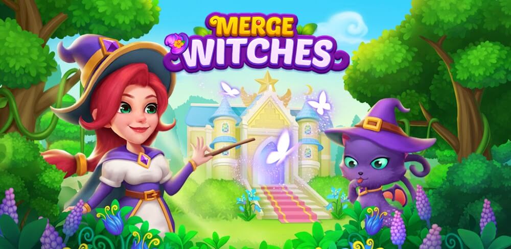 Merge Witches v5.18.0 MOD APK Download (Unlimited Diamond, Premium Lands)