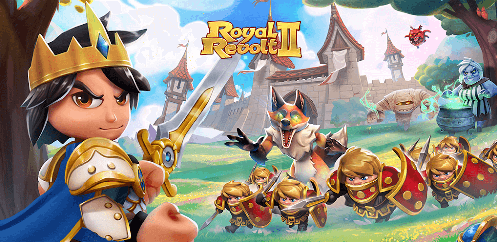Royal Revolt 2 v11.9.0 MOD APK Download (God Mode, Dumb Enemies)