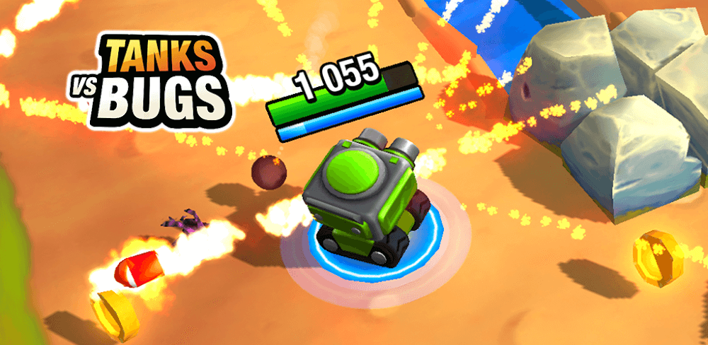 Tanks vs Bugs MOD APK 1.2.9 High Damage Health MOD Download