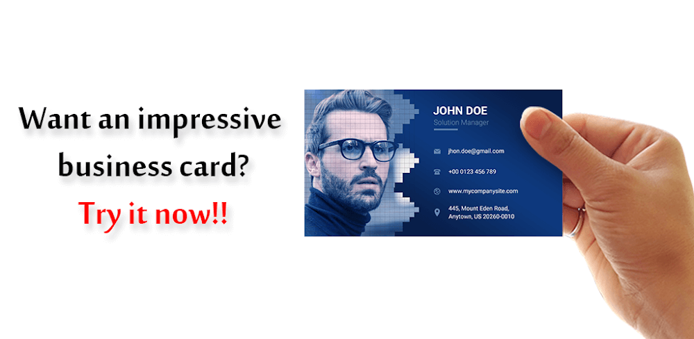 Visiting Card Maker MOD APK v35.0 Download (Premium Unlocked)
