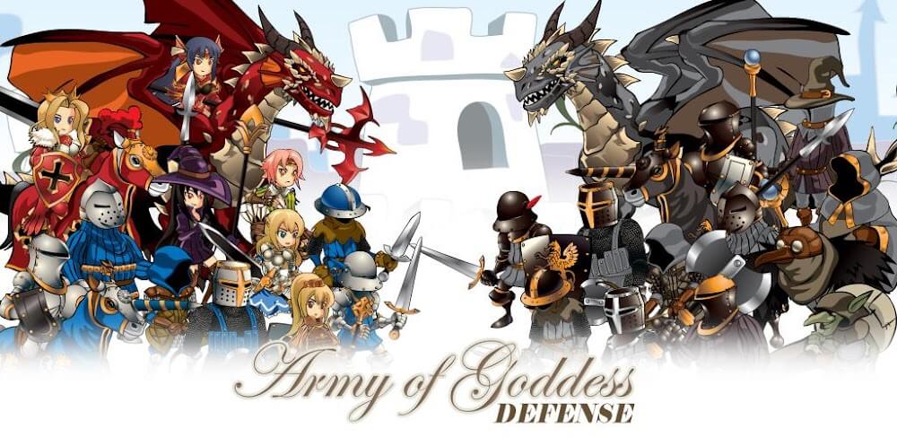 Army of Goddess Defense MOD APK v2.2.2 (God Mode, Unlimited Crystals) Download