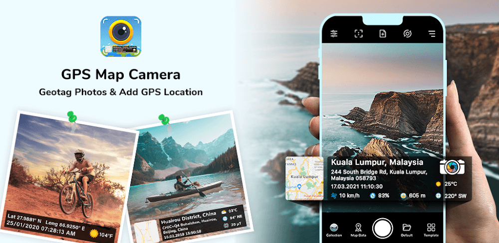GPS Map Camera v1.9.6 MOD APK Download (Premium Unlocked)