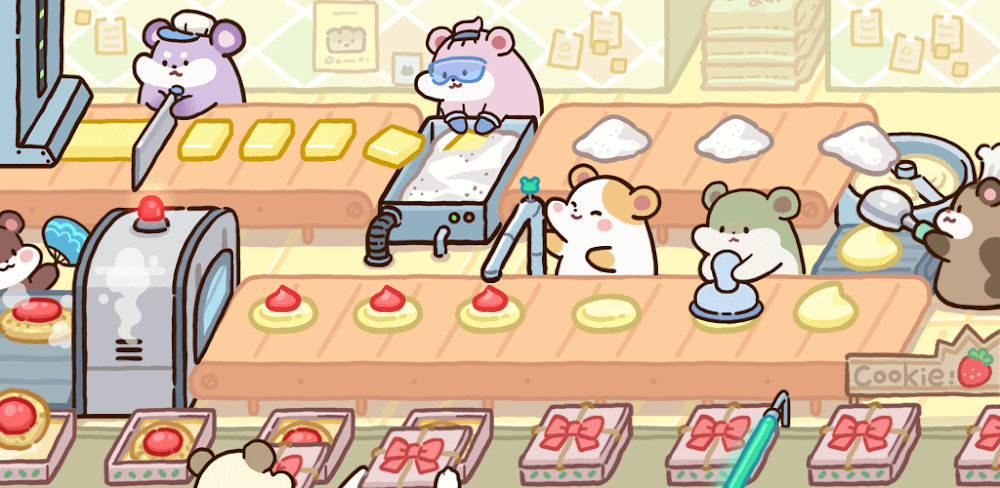 Hamster Cookie Factory v1.19.15 MOD APK Download Game