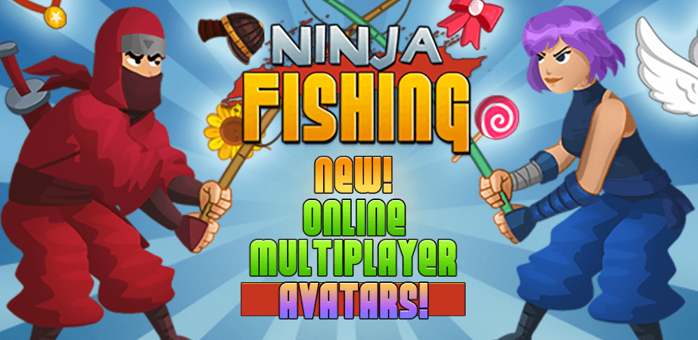 Ninja Fishing v2.10.4 MOD APK Download (Unlimited Money) Free Game