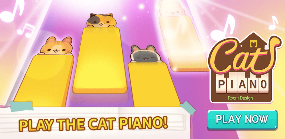 Piano Cat Tiles MOD APK v1.3.1 (Unlimited Diamonds) Download