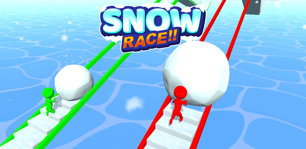 Snow Race!! MOD APK v2.1.8 (Unlocked All Skins) Download