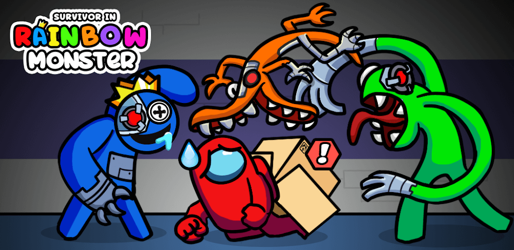 Survivor In Rainbow Monster v1.5.3 MOD APK Download (Unlimited Money, No Skill CD Game)
