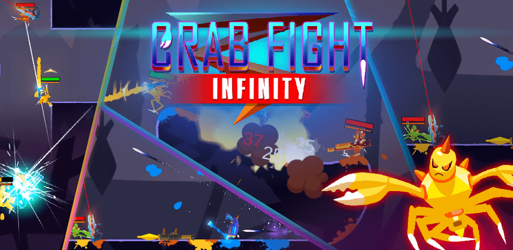 Crab Fight Infinity MOD APK v1.37 (Action Game, Unlimited Money)