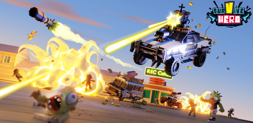 Survive Hero MOD APK v0.9.0 (God Mod, One Hit, Money) Download