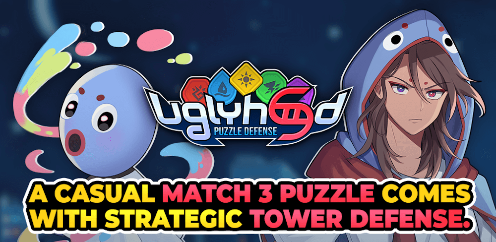Uglyhood: Puzzle Defense MOD APK v1.15.10 (Damage Multiplier, Free Skill) Download MOD