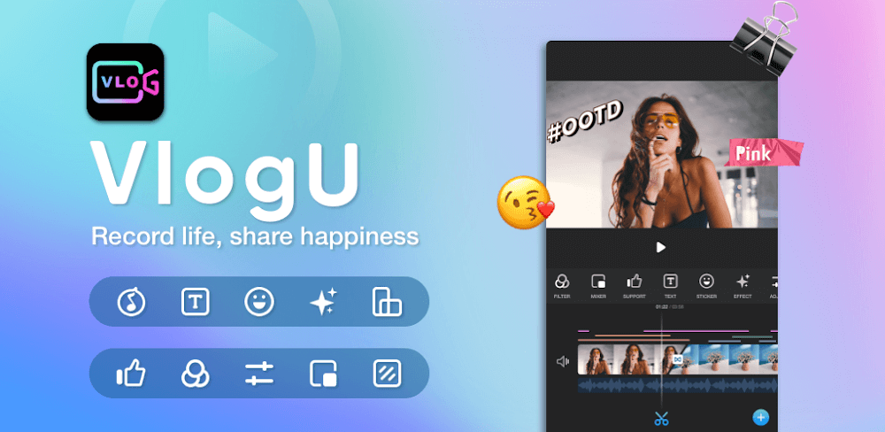 VlogU MOD APK v7.14.2 Premium Unlocked Download