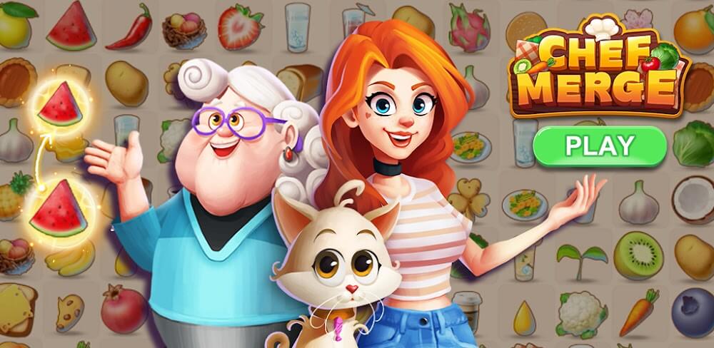 Chef Merge v1.7.13 MOD APK (Unlimited Diamonds, Energy) Download