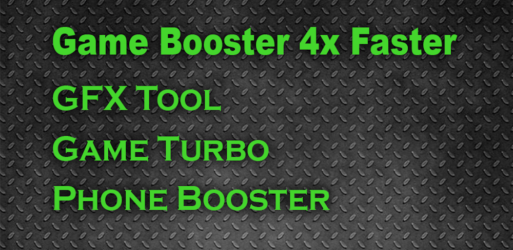 Game Booster 4x Faster v2.1.5 MOD APK Premium Unlocked