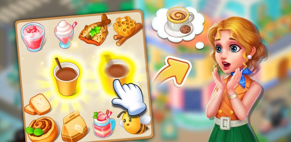 Happy Merge Cafe v1.1.0 MOD APK Game Download